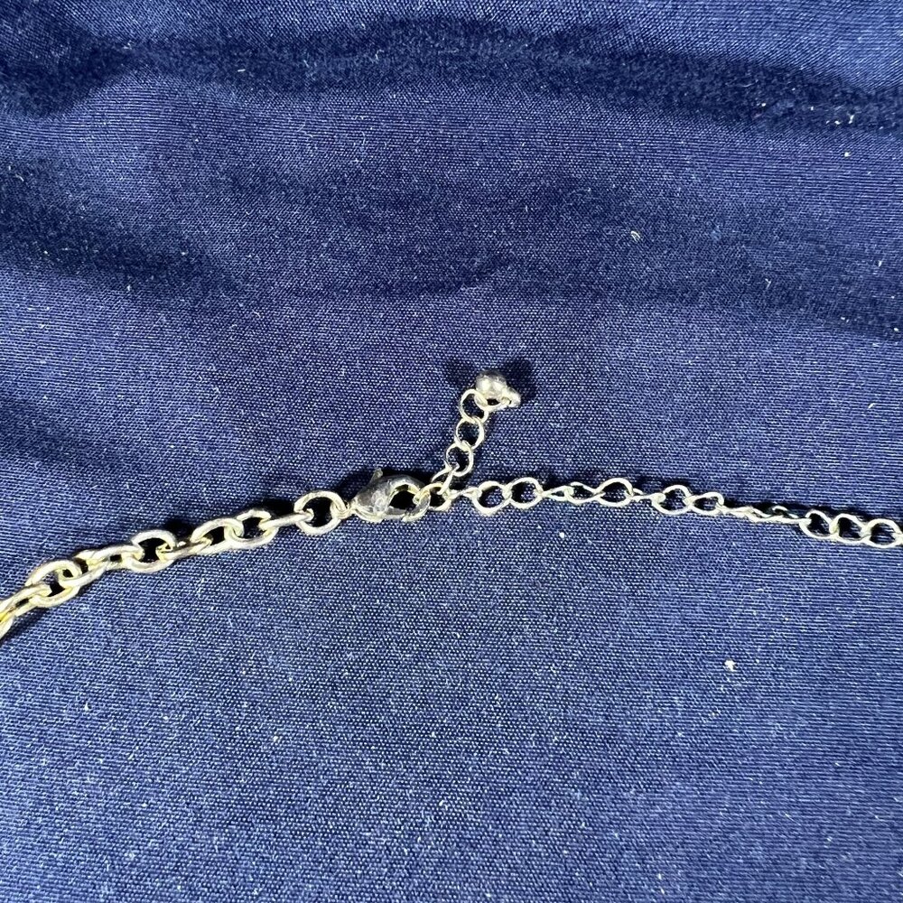 Colorful Chunky Statement Necklace With Adjustable Chain - Picture 3 of 3